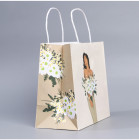 Пакет подарочный крафтовый