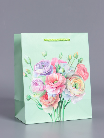 Пакет подарочный «Весенний букет»
