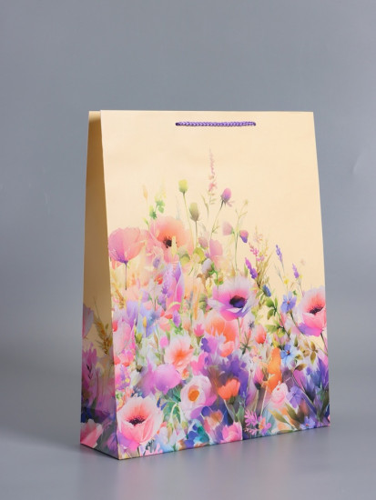 Пакет подарочный «Полевые цветы»