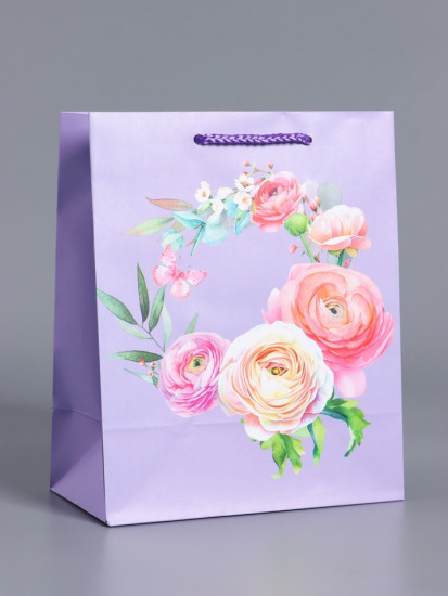 Пакет подарочный «Цветочная симфония»