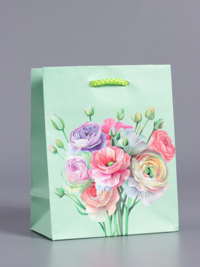 Пакет подарочный «Весенний букет»