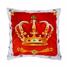Наволочка декоративная «Королевская» (40х40 см, велюр, полиэстр)
