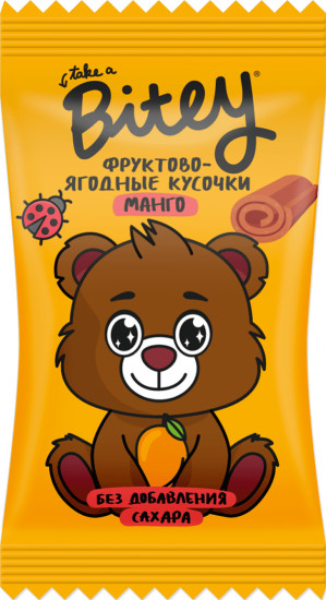 Пастила детская фруктовая без сахара Мини «Манго»