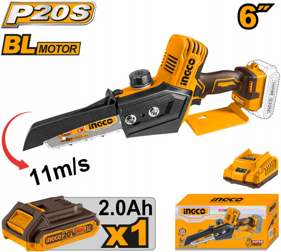 Цепная аккумуляторная мини-пила