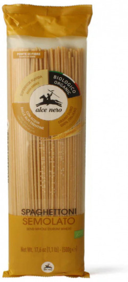 Спагеттони органические итальянские макароны из твердых сортов пшеницы