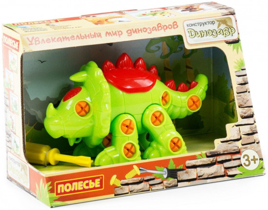 Конструктор-динозавр «Трицератопс»