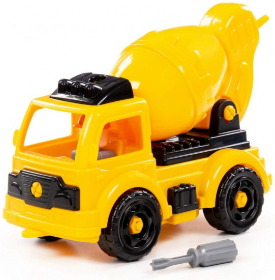 Конструктор-транспорт «Автомобиль-бетоновоз»