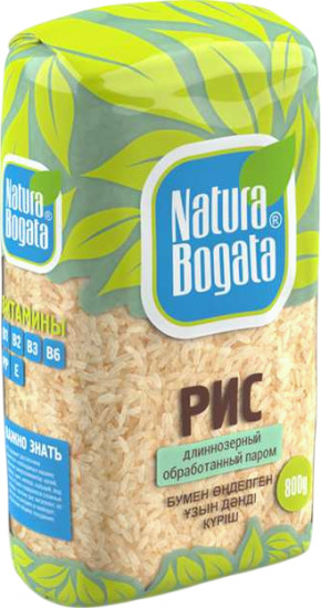 Рис длиннозерный, обработанный паром