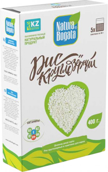 Рис круглозерный в пакетиках для варки