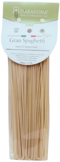 Спагеттони элитные органические итальянские макароны из Граньяно