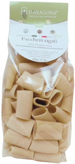 Паккери Ригати элитные органические итальянские макароны из Граньяно