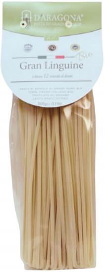 Лингвини элитные органические итальянские макароны из Граньяно