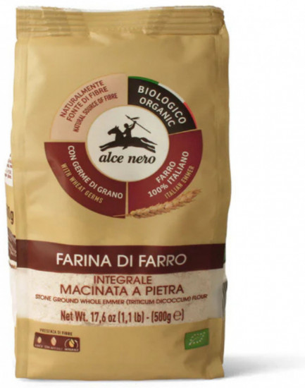 Органическая итальянская цельнозерновая мука из полбы