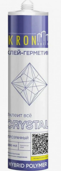 Клей-герметик на основе гибридных полимеров «Crystal»