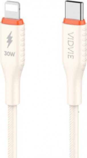 Кабель Vidvie USB TypeC (M), Lightning (M)