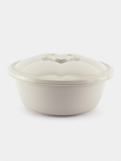 Чашка круглая с крышкой