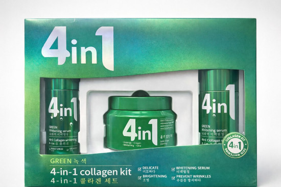 Набор для комплексного ухода за кожей лица с коллагеном «4 in 1 Collagen Kit»
