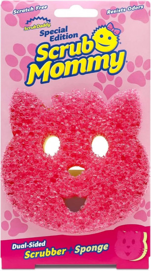 Универсальная губка «Scrub Mommy. Pets Pink Cat»