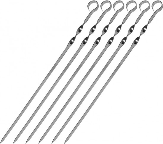 Набор угловых шампуров с чехлом для хранения в комплекте