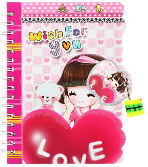 Записная книжка на замочке в подарочной коробке «Феечка»