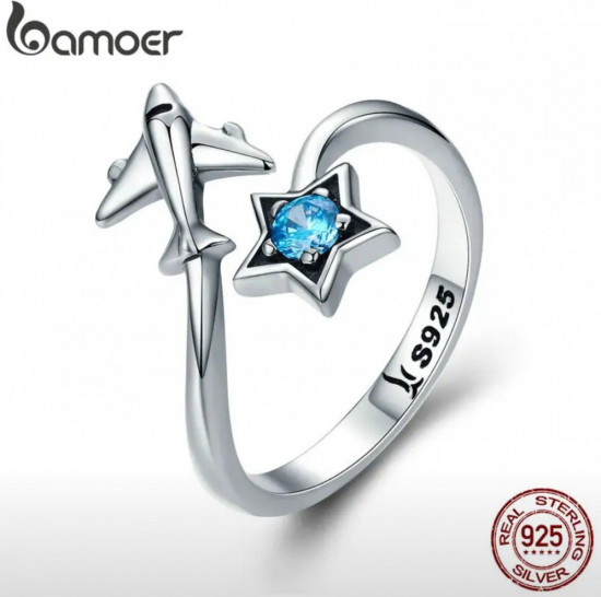 Серебряное кольцо «Самолёт»