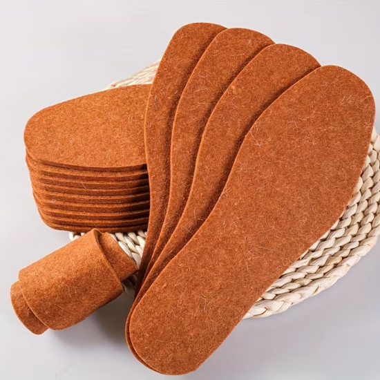 Комплект зимних войлочных стелек для обуви