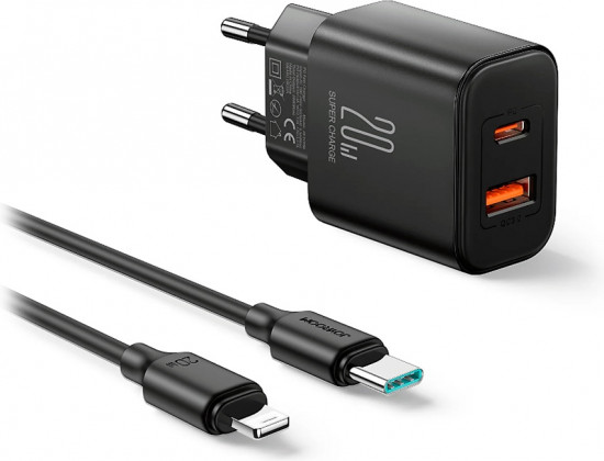Комплект сетевого зарядного устройства Joyroom JR-TCF05Bi