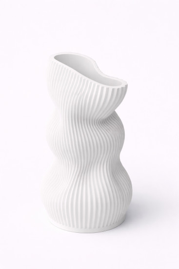 Ваза декоративная волнистая