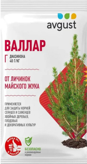 Средство от личинок майского жука, проволочника «Валлар»