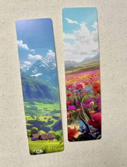 Набор закладок для книг «Пейзаж аниме»