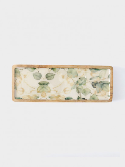 Блюдо прямоугольное «Листья»