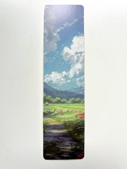 Закладка для книг «Пейзаж аниме»
