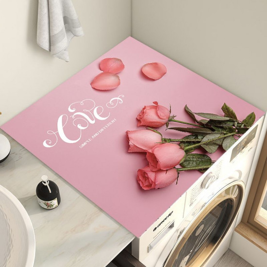 Коврик для холодильника и стиральной машины «Роза»