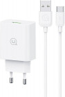Комплект СЗУ SJ99 SC Series 3A 18W QC3.0 1xUSB порт + кабель Type-C