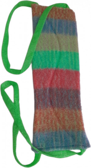 Мочалка двухсторонняя, жестко-мягкая