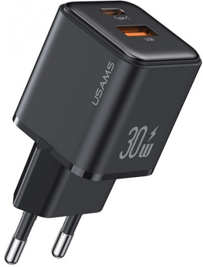 СЗУ Usams (US-CC189) 30W QC 3.0+PD USB+Type-C порты