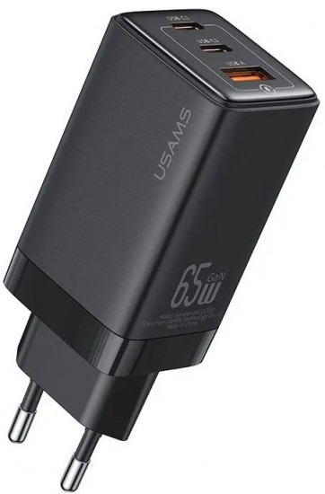 СЗУ Usams CC180 Sandru series 65W USB+2xType-C порты