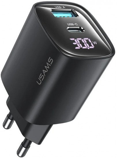 СЗУ Usams CC229 XC Series 30W QC3.0+PD USB+Type-C порты
