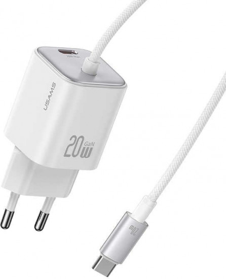 СЗУ Usams CC261 JC Series 20W Type-C порт с кабелем Type-C