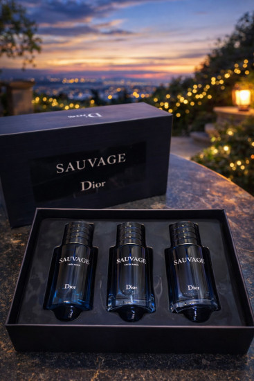 Подарочный набор мужской парфюмерии Sauvage Dior. Люксовая копия