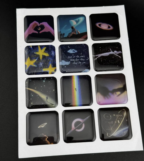 Набор стикеров 3D