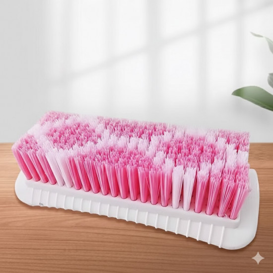 Щетка для стирки и чистки одежды и ковров с плотной гибкой щетиной