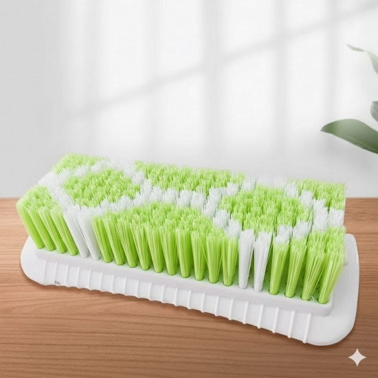 Щетка для стирки и чистки одежды и ковров с плотной гибкой щетиной