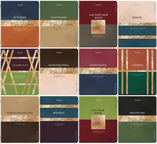 Набор предметных тетрадей