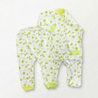 экрю/салатовый