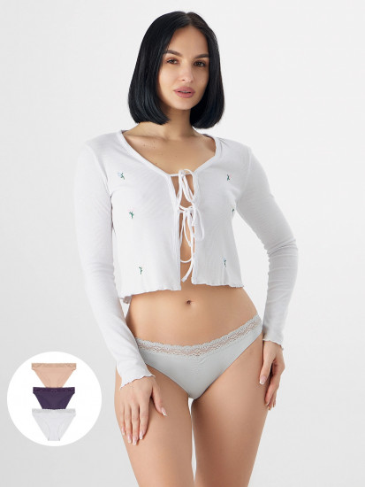 Трусы-слип женские комплект