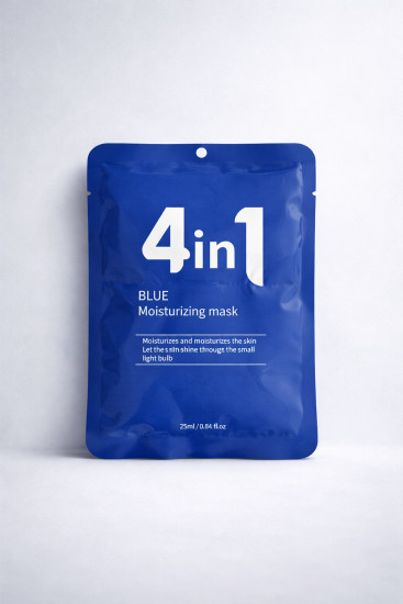 Увлажняющая маска для лица «4 in 1 Blue Moisturizing Mask»