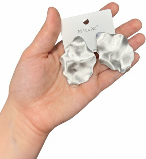 Серьги «Шепот металла»