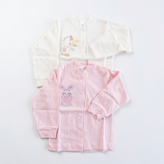 Комплект кофточек детских «Цыпленок, заяц»