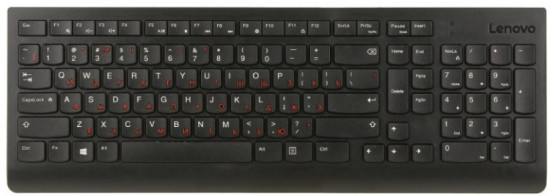 Клавиатура Lenovo 300 USB Keyboard Slim Black
